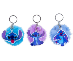 Μπρελόκ Stitch με pompom 7cm