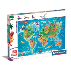 Παζλ Clementoni Dinosaur Map 180 τεμ