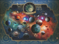 Παζλ Heye Map Art Space world 1500τεμ.