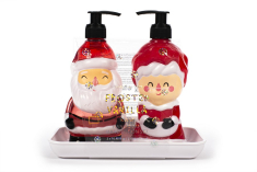 Σετ δώρου Tri-Coastal κρεμοσάπουνο 310ml και lotion χεριών 310ml Santa Couple
