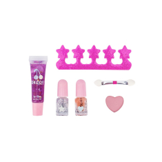 Σετ καλλυντικών Tri-Coastal με lip gloss, σκιά, βερνίκια νυχιών και διαχωριστικό Cupcake