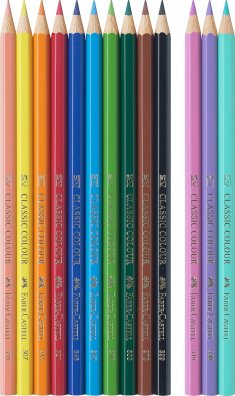 Σετ ξυλομπογιές Faber Castell Unicorn 10+3 Grip/Pastel