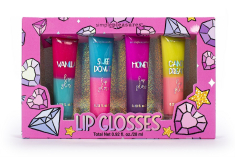 Σετ lip gloss Tri-Coastal 4 τεμ Gems