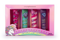 Σετ lip gloss Tri-Coastal 4 τεμ Unicorns