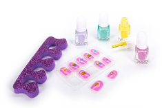 Σετ μανικιούρ Tri-Coastal 4 μανό 10ml, νύχια και αξεσουάρ Cute