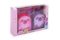 Σετ mini σακίδιο πλάτης μπρελόκ Bear 2 τεμ