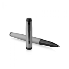 Σετ Parker IM Core Metallic Grey BT Rollerball με σημειωματάριο