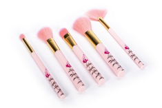 Σετ πινέλα μακιγιάζ Tri-Coastal Rose 5τεμ