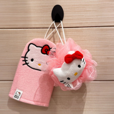 Σφουγγάρι μπάνιου Hello Kitty 3D pink