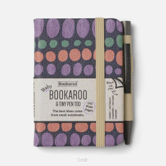 Σημειωματάριο if A7 με στυλό Cream Dots