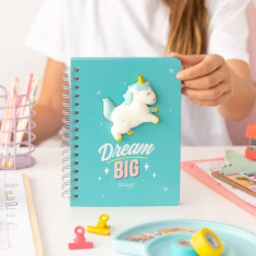 Σημειωματάριο Mr Wonderful A5 Squishy Unicorn - Dream big WOA11035EM