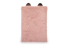 Σημειωματάριο Tri-Coastal fur rose gold ears
