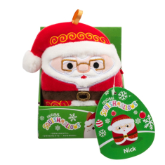 Squishmallows Xmas Στολίδι Nick the Santa With Glasses 10cm