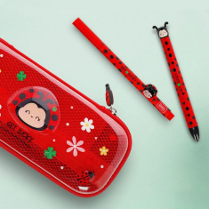 Στυλό Legami Δίχρωμο Click & Clack Ladybug