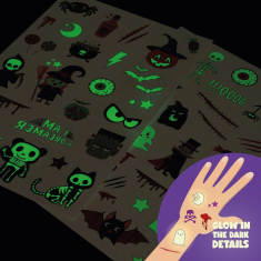 Τατουαζ προσωρινά Legami Halloween Glow in the dark