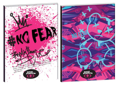 Τετράδιο καρφίτσα No Fear Queen - Bear 17x25 40Φ.