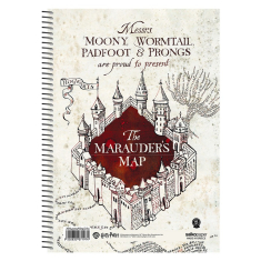 Τετράδιο σπιράλ HP The Marauder's Map 3 θεμάτων A4 (διάφορα σχέδια)