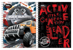 Τετράδιο σπιράλ No Fear Off Road - Active 2 θεμάτων A4 70φ.