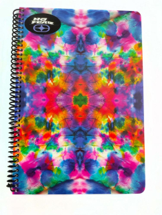 Τετράδιο σπιράλ No Fear Tie Dye - Queen 2 θεμάτων 17x25 70φ.