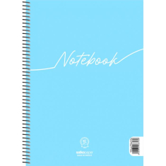 Τετράδιο σπιράλ Notebook 3 θεμάτων 17x25 (Διάφορα χρώματα)