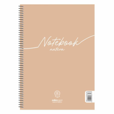 Τετράδιο σπιράλ Notebook Natura 2 θεμάτων 17x25 (Διάφορα Χρώματα)