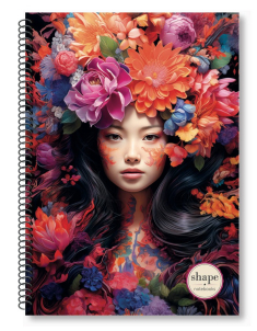 Τετράδιο σπιράλ Shape Crazy 3 θεμάτων A4
