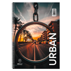 Τετράδιο σπιράλ Urban 1 θέματος 17x25 (διάφορα σχέδια)