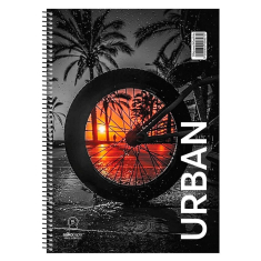 Τετράδιο σπιράλ Urban 1 θέματος 17x25 (διάφορα σχέδια)