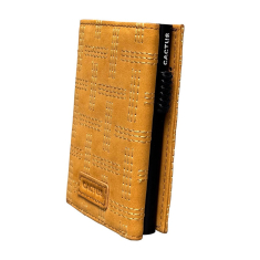 Θήκη καρτών πορτοφόλι Cactus RFID Leather Limited Edition Mustard