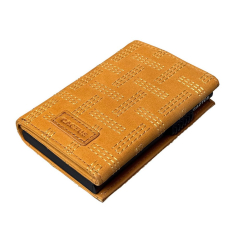 Θήκη καρτών πορτοφόλι Cactus RFID Leather Limited Edition Mustard