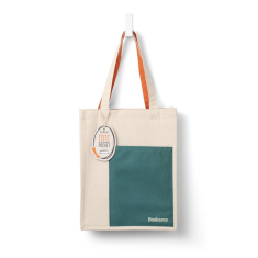 Τσάντα if Tote Teal & Orange