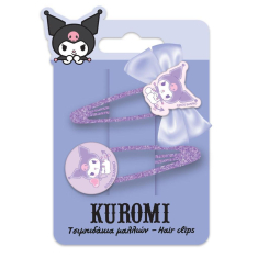 Τσιμπιδάκια μαλλιών Kuromi 2 τεμ.