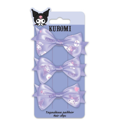 Τσιμπιδάκια μαλλιών Kuromi 3 τεμ.