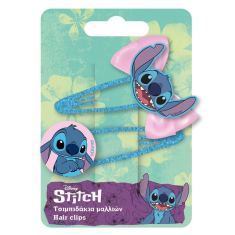 Τσιμπιδάκια μαλλιών Lilo & Stitch 2 τεμ.