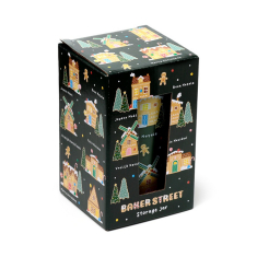 Βάζο αποθήκευσης με bamboo καπάκι Christmas Cookie