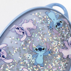 Βούρτσα μαλλιών Lilo & Stitch με glitter