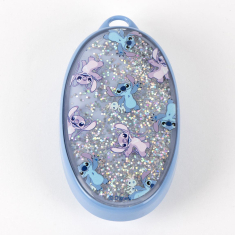 Βούρτσα μαλλιών Lilo & Stitch με glitter