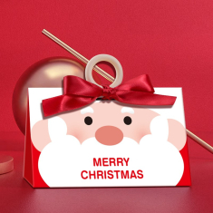 Χριστουγεννιάτικο κουτί δώρου Santa red