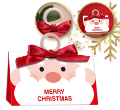 Χριστουγεννιάτικο κουτί δώρου Santa red